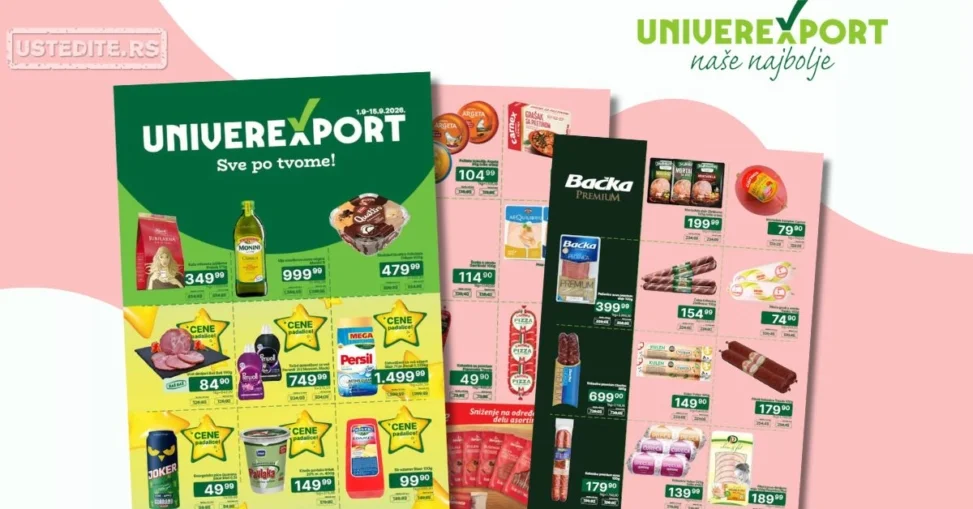 Univerexport katalog 1-15.9.2026.
