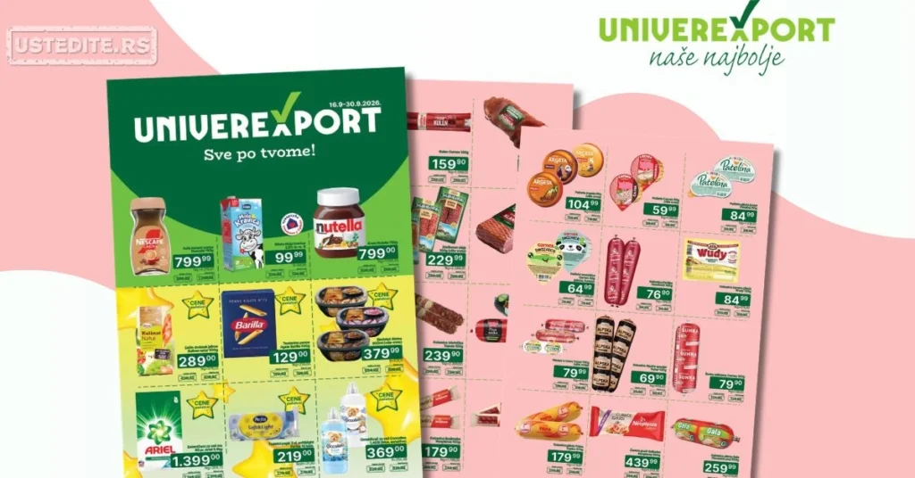 Univerexport katalog 16-30.9.2026.