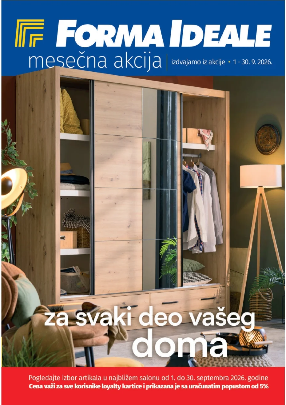 Forma ideale katalog ZA SVAKI DEO VAŠEG DOMA septembar2026. - str. 1