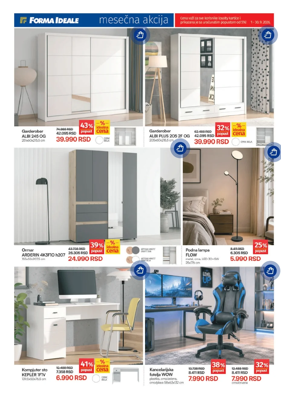 Forma ideale katalog ZA SVAKI DEO VAŠEG DOMA septembar2026. - str. 6