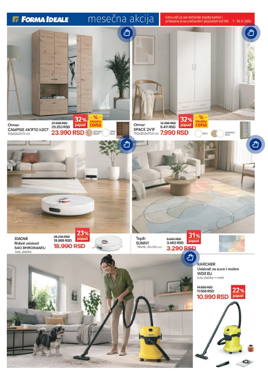 Forma ideale katalog ZA SVAKI DEO VAŠEG DOMA septembar2026. - str. 7