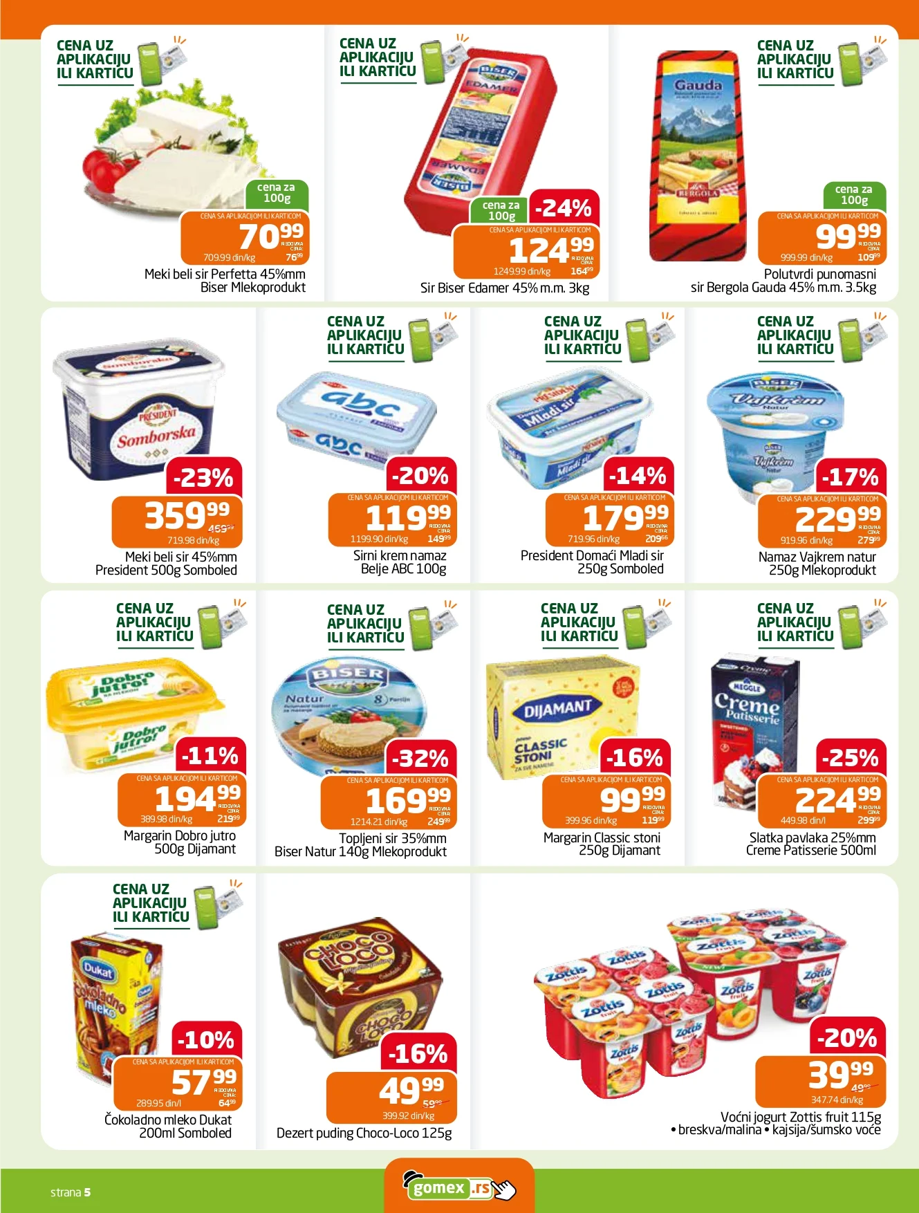 Gomex katalog AKCIJE IZ ŠEŠIRA 16-29.9.2026. - str. 5