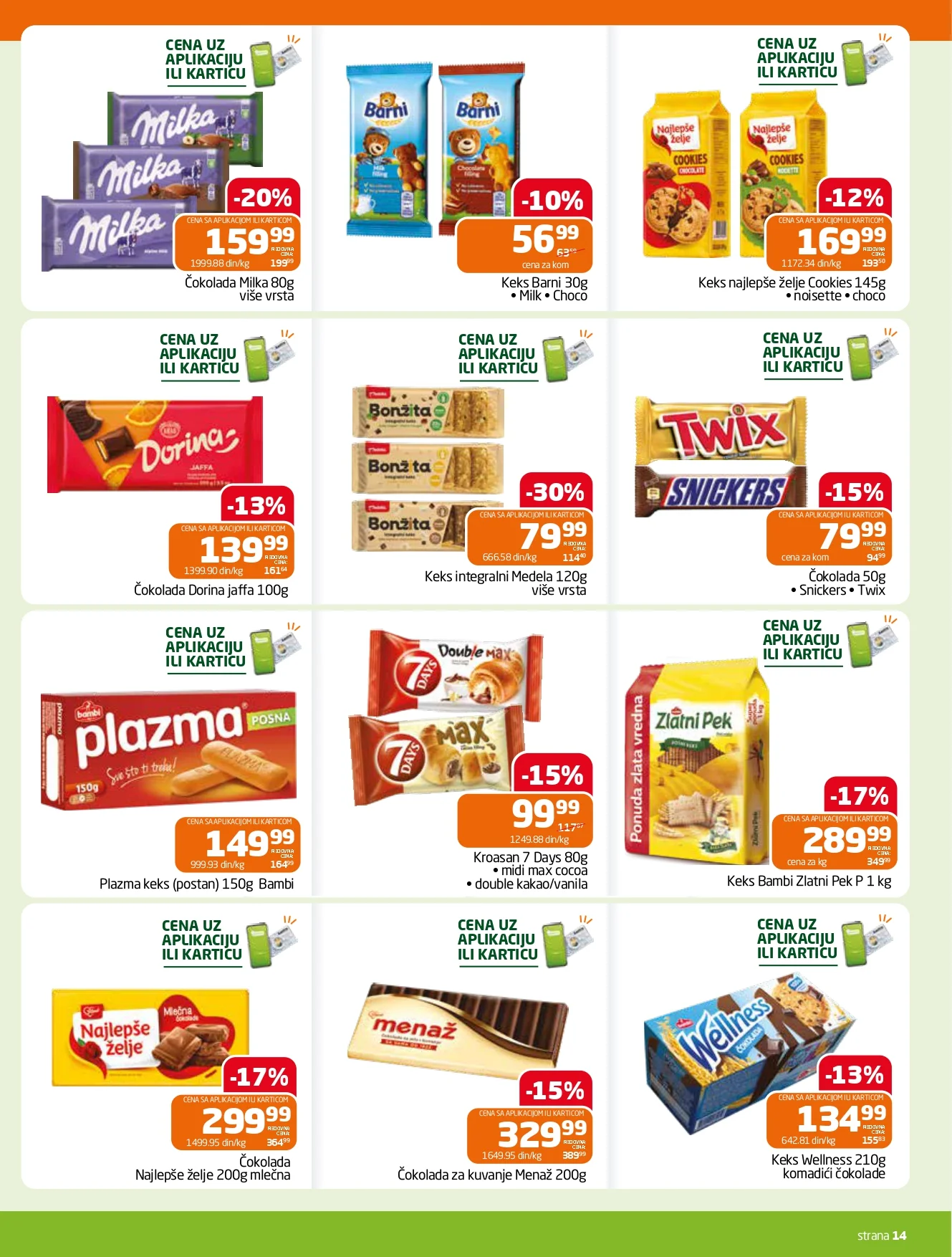 Gomex katalog AKCIJE IZ ŠEŠIRA 2-15.9.2026. - str. 14