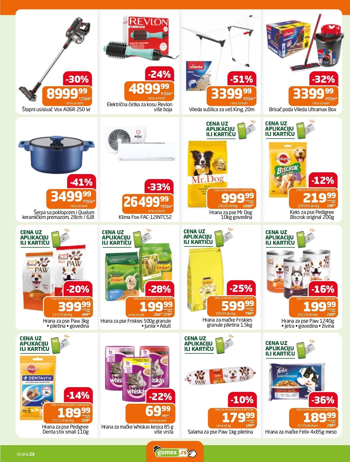 Gomex katalog AKCIJE IZ ŠEŠIRA 16-29.9.2026. - str. 23