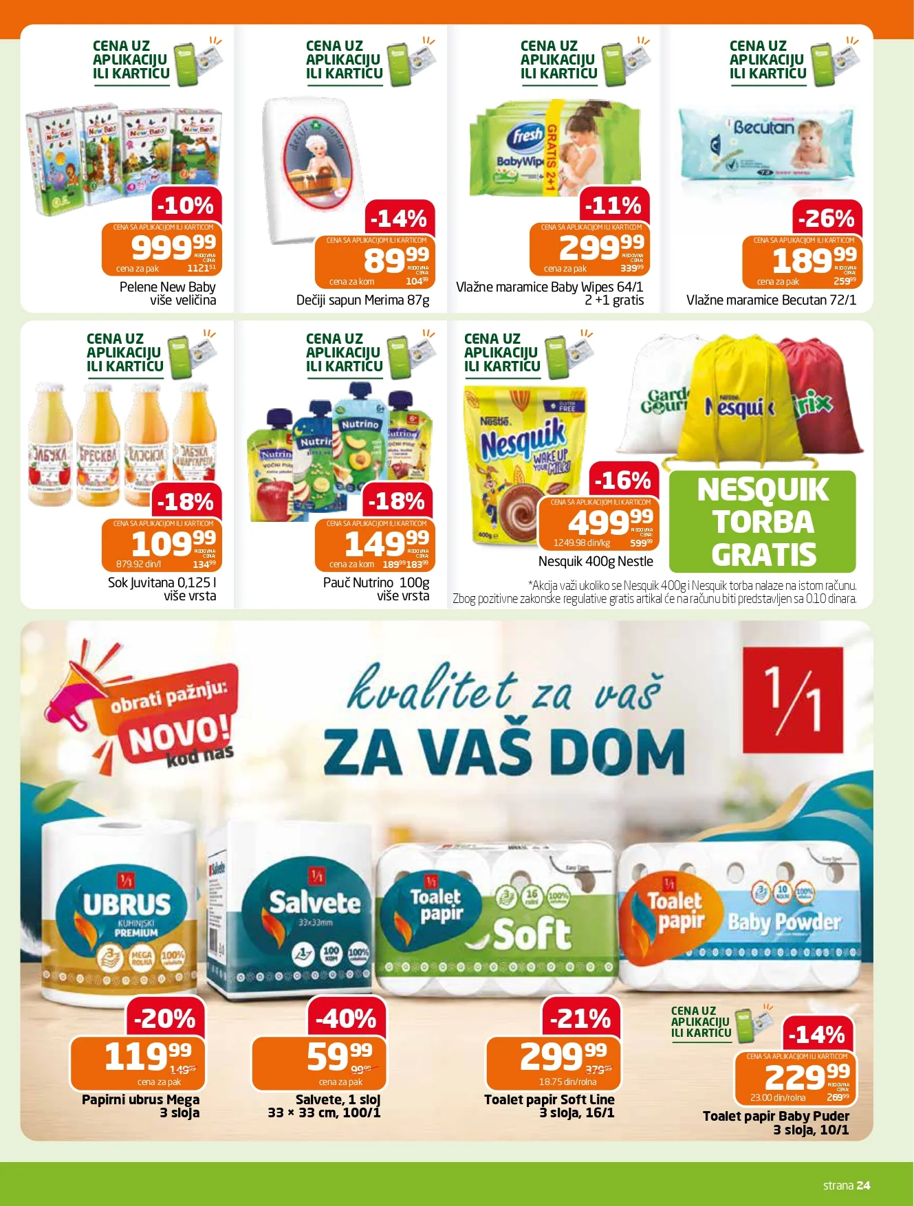 Gomex katalog AKCIJE IZ ŠEŠIRA 2-15.9.2026. - str. 24
