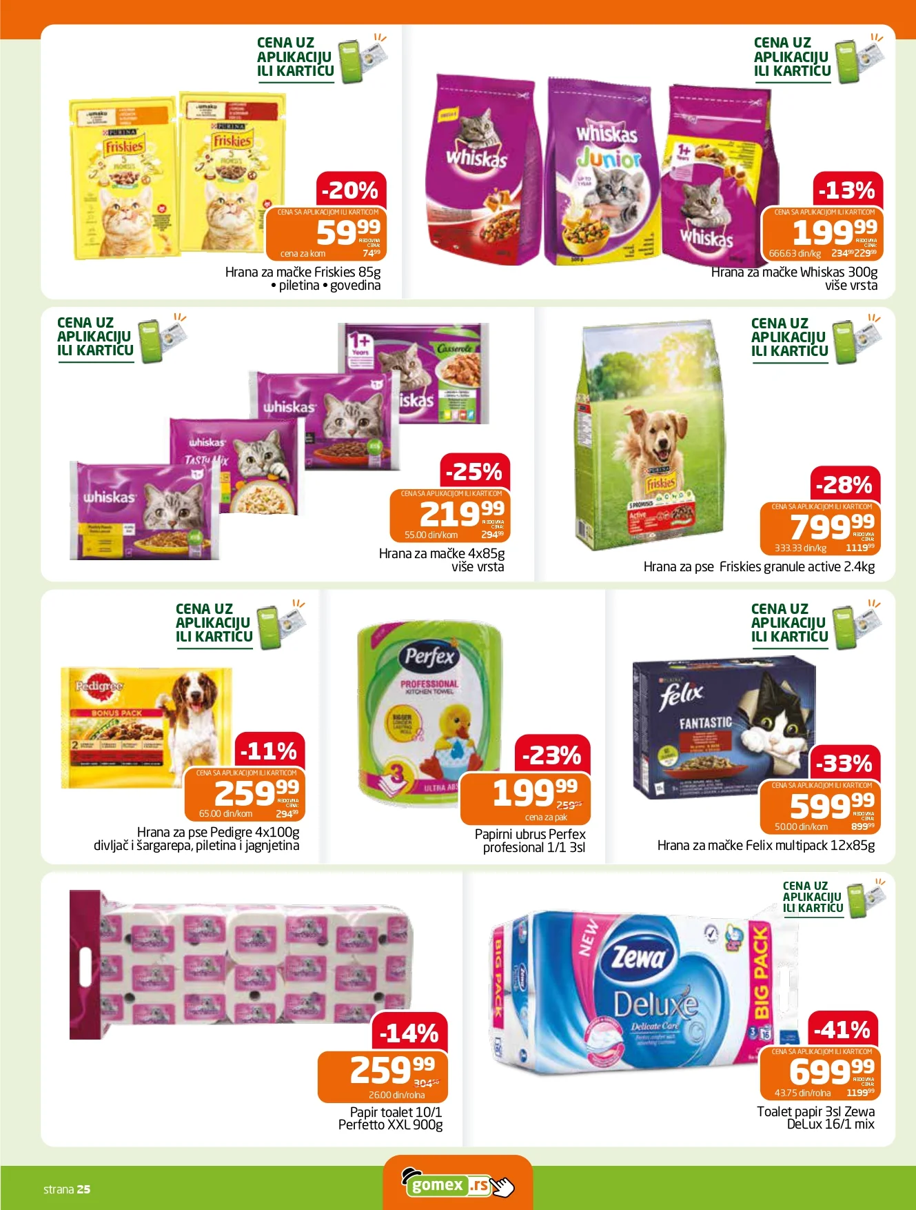 Gomex katalog AKCIJE IZ ŠEŠIRA 2-15.9.2026. - str. 25