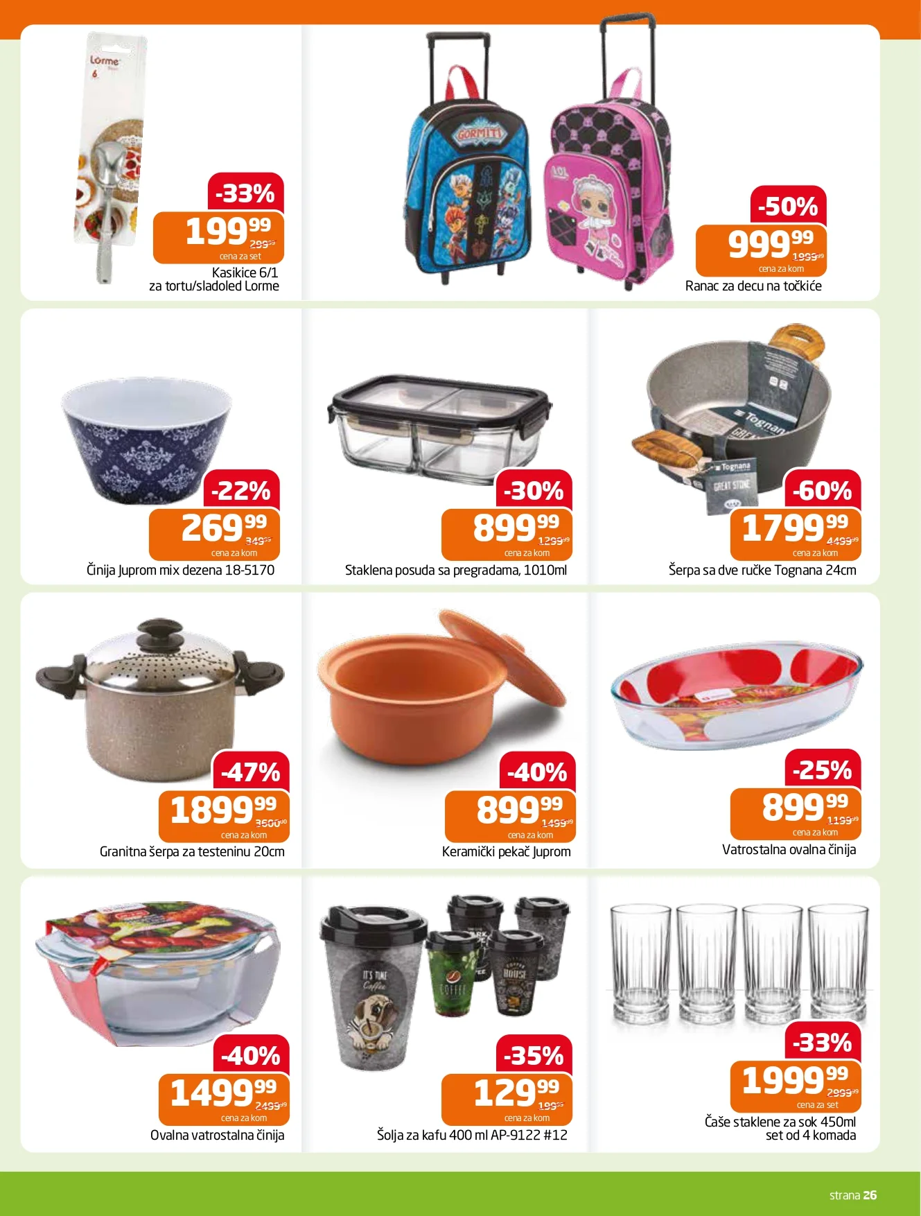 Gomex katalog AKCIJE IZ ŠEŠIRA 2-15.9.2026. - str. 26