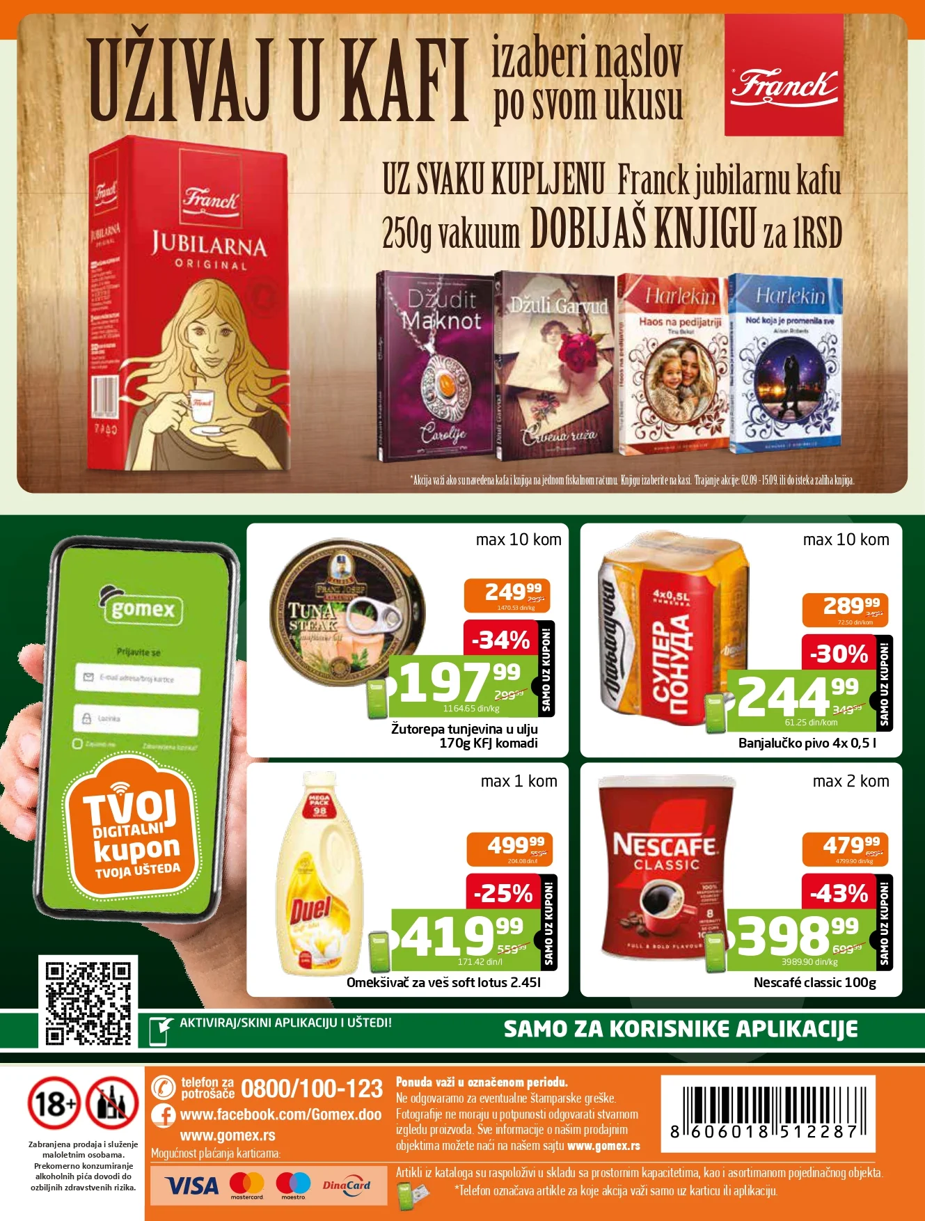 Gomex katalog AKCIJE IZ ŠEŠIRA 2-15.9.2026. - str. 28