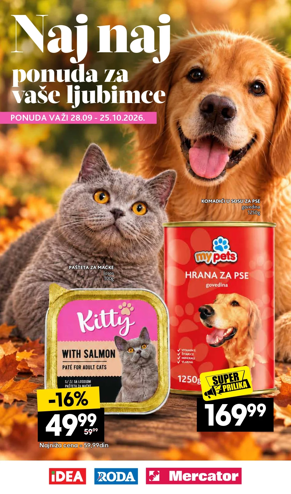 Roda & Idea katalog KUĆNI LJUBIMCI 28.9-25.10.2026. - str. 1