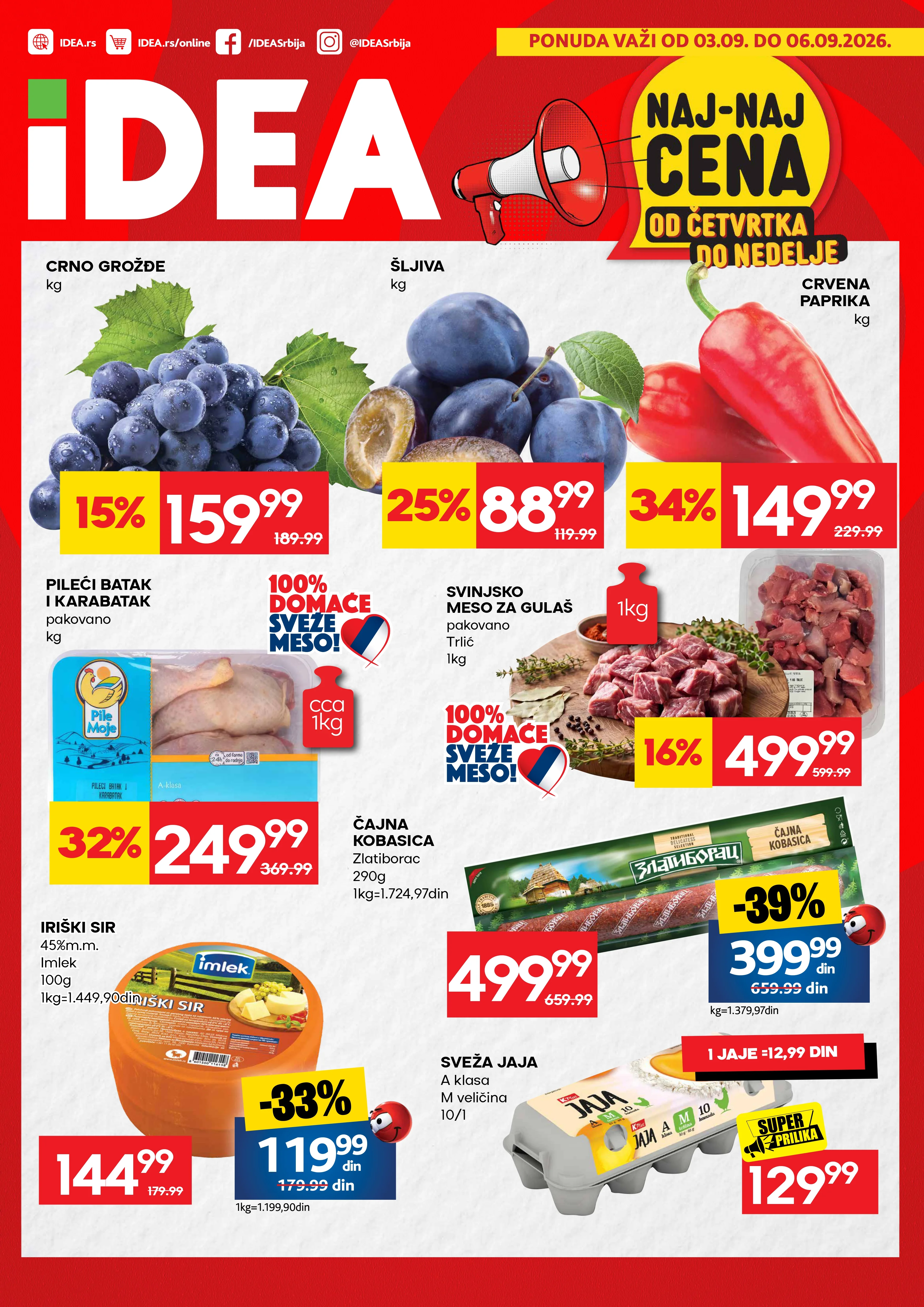 Idea vikend akcija 3-6.9.2026. - str. 1