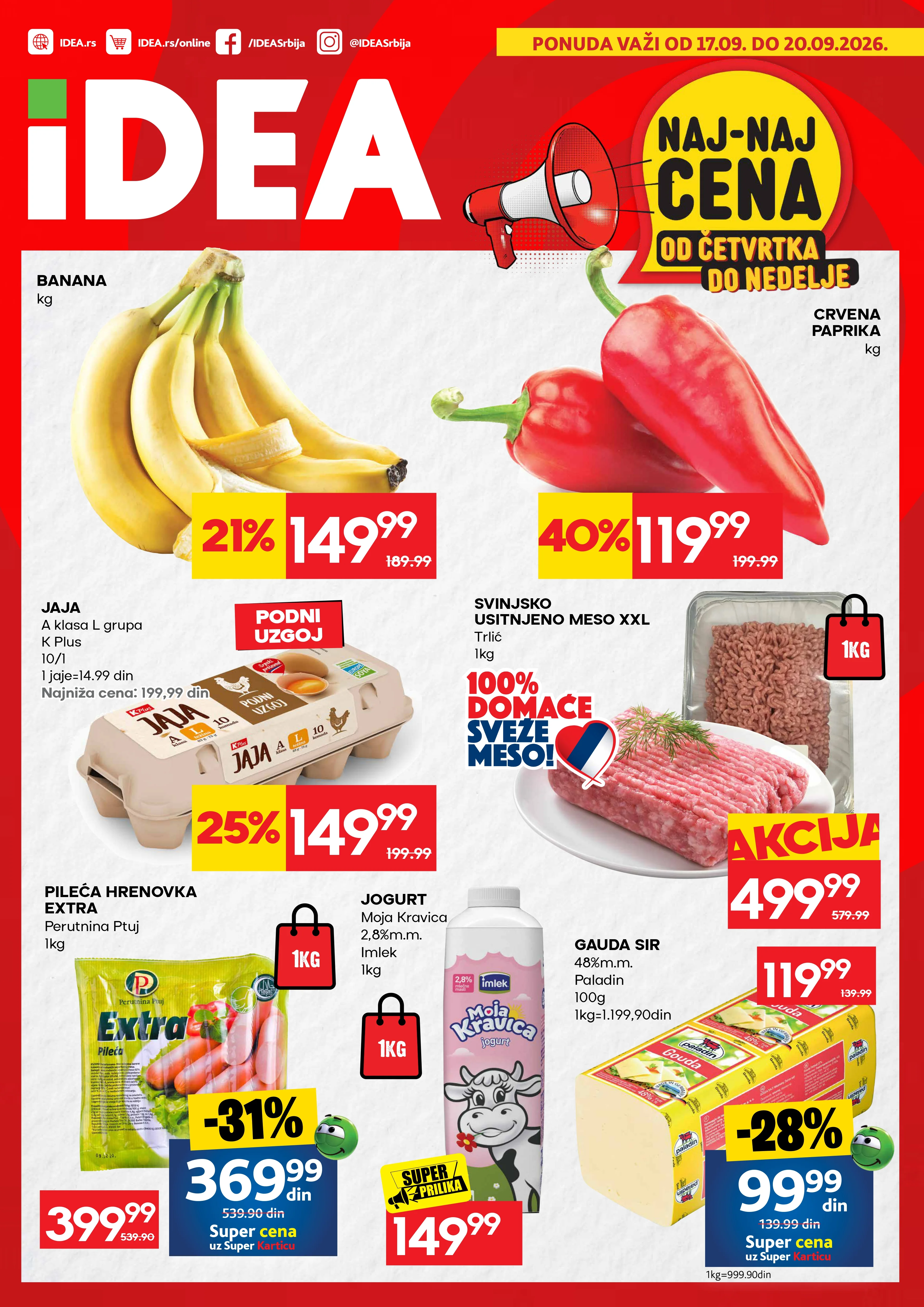 Idea vikend akcija 17-20.9.2026. - str. 1
