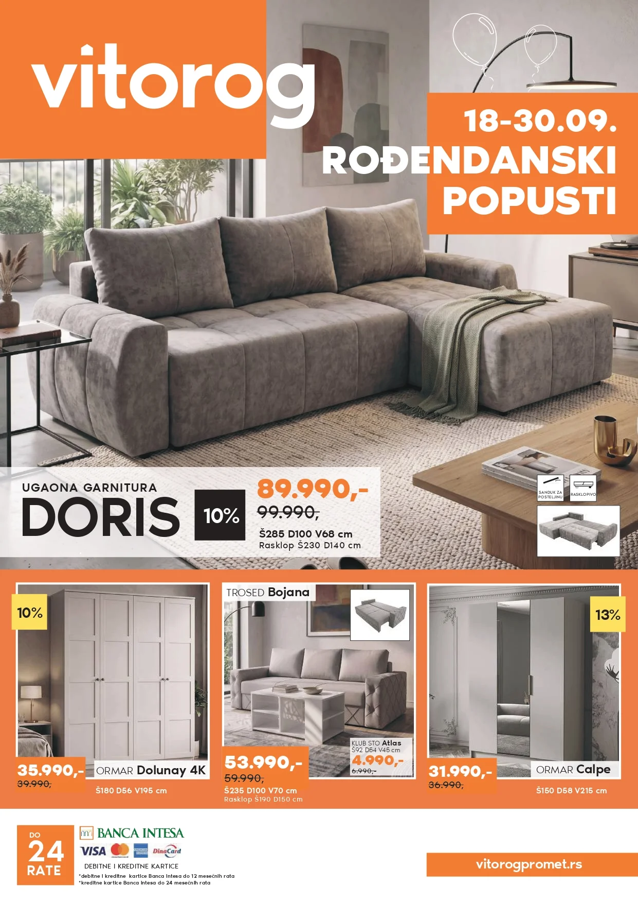 Vitorog katalog ROĐENDANSKI POPUSTI 18-30.9.2026. - str. 1