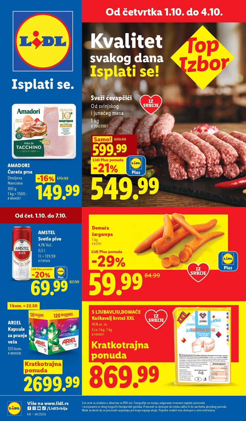 Lidl katalog 1-7.10.2026. - str. 1