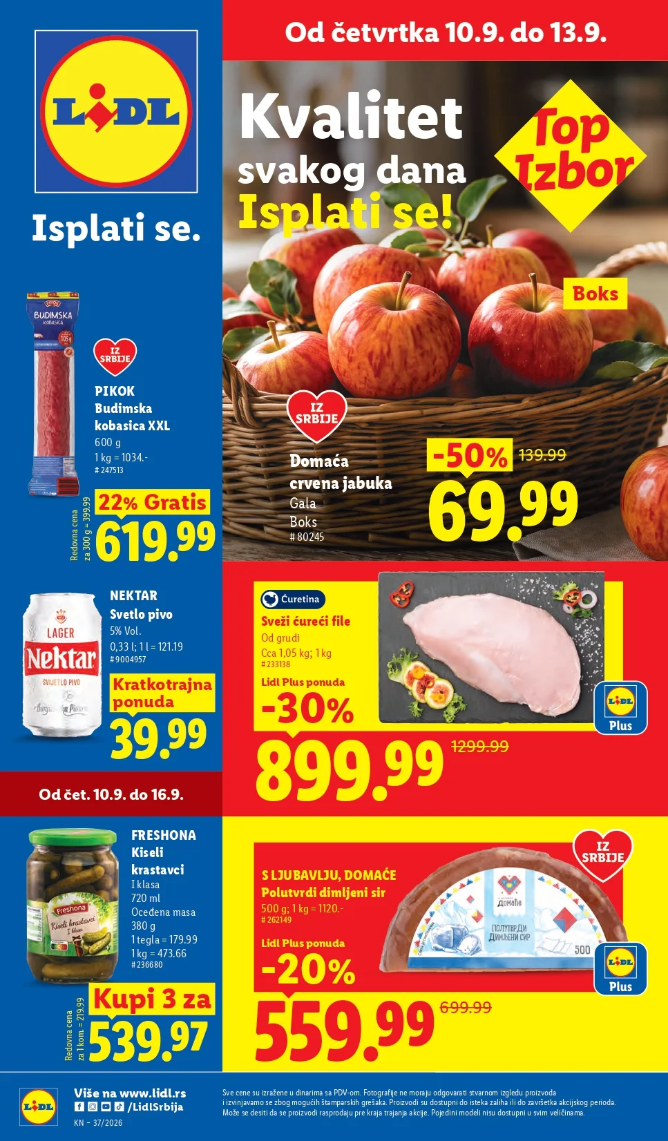 Lidl katalog 10-16.9.2026. - str. 1
