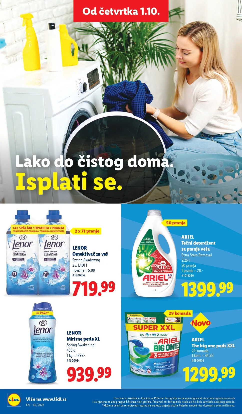 Lidl katalog 1-7.10.2026. - str. 36