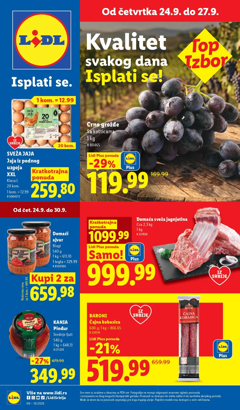 Lidl katalog 24-30.9.2026. - str. 1