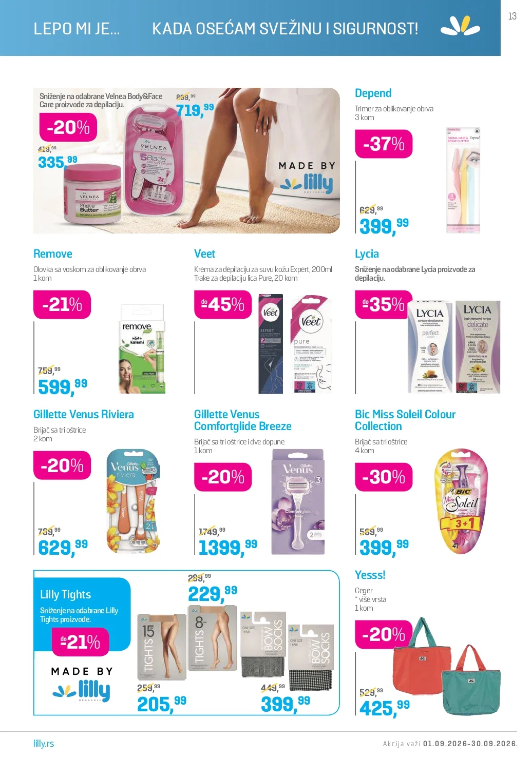 Lilly katalog SEPTEMBAR 2026. - str. 13