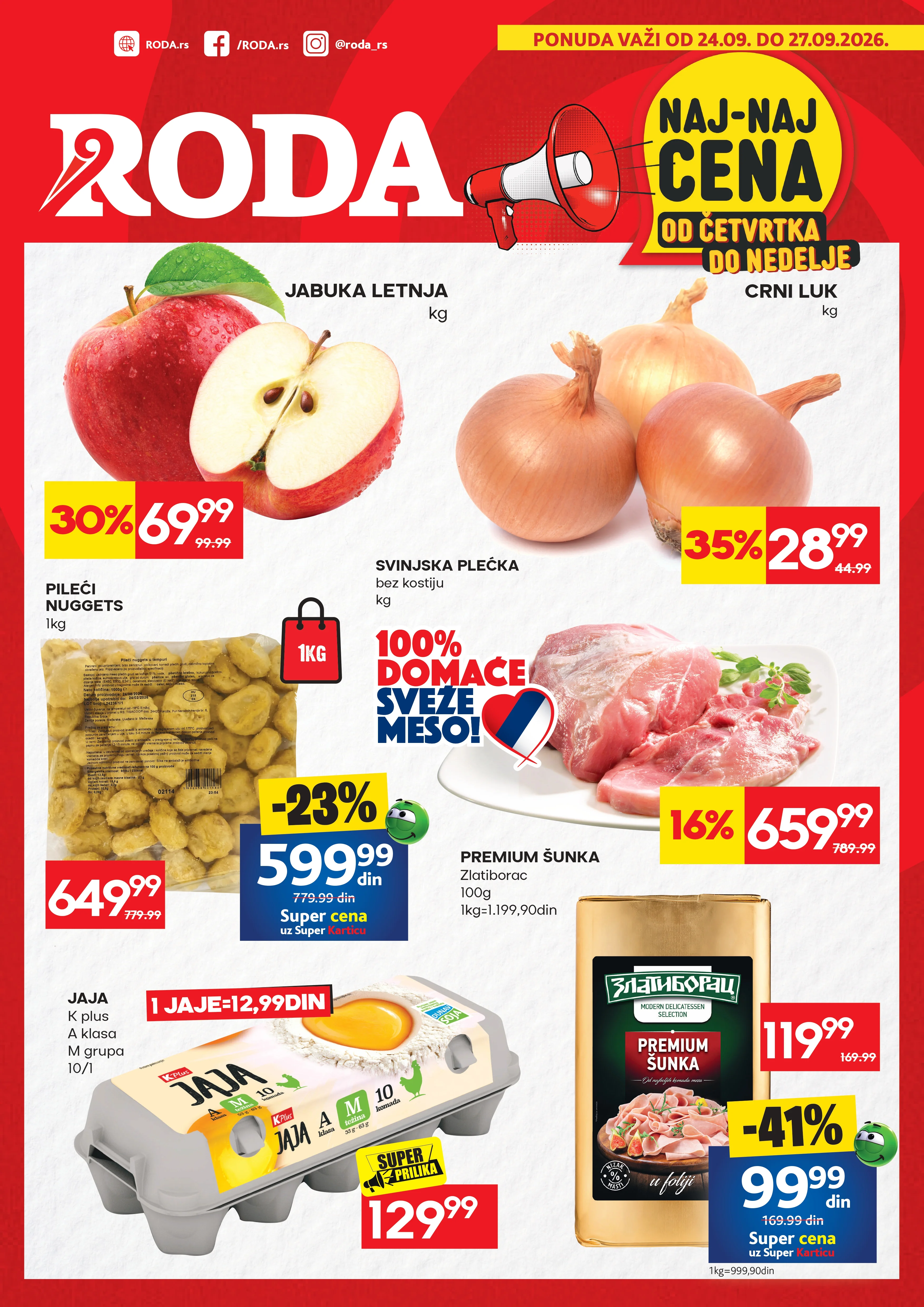 Roda vikend akcija 24-27.9.2026. - str. 1