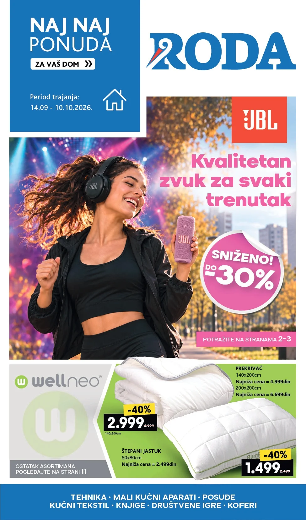 Roda katalog NAJ PONUDA ZA VAŠ DOM 14.9-10.10.2026. - str. 1