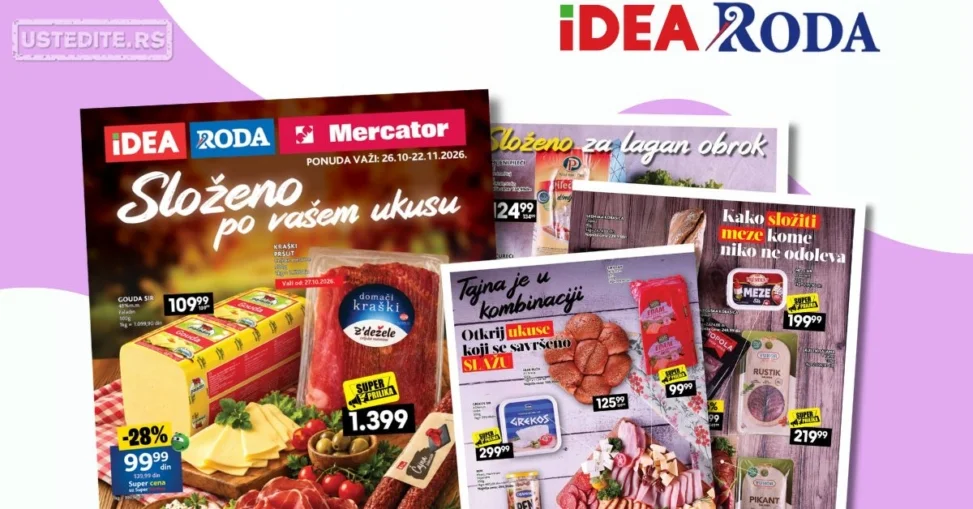 Roda & Idea katalog SPECIJAL DELIKATESA 26.10-22.11.2026.