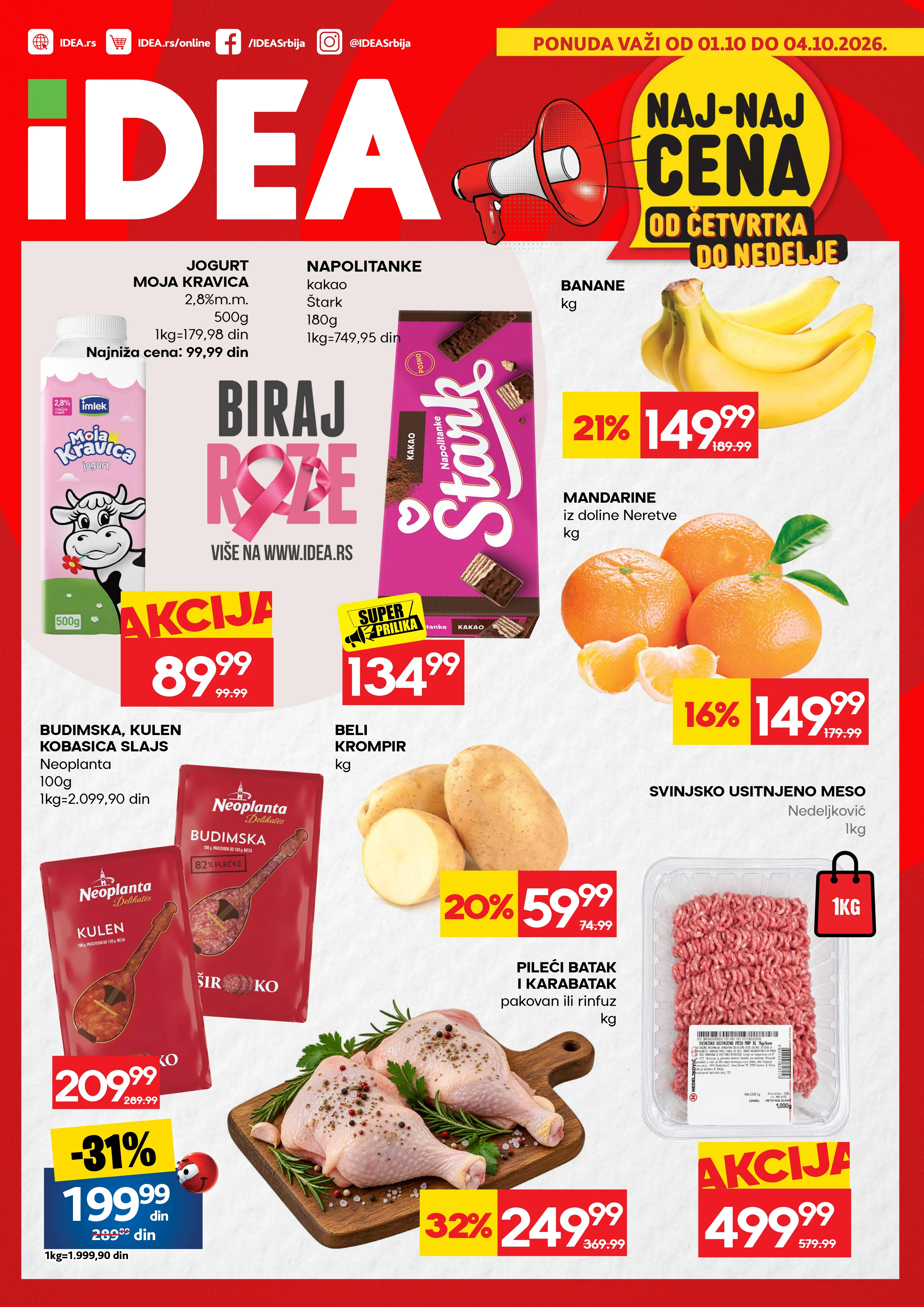 Idea vikend akcija 1-4.10.2026. - str. 1