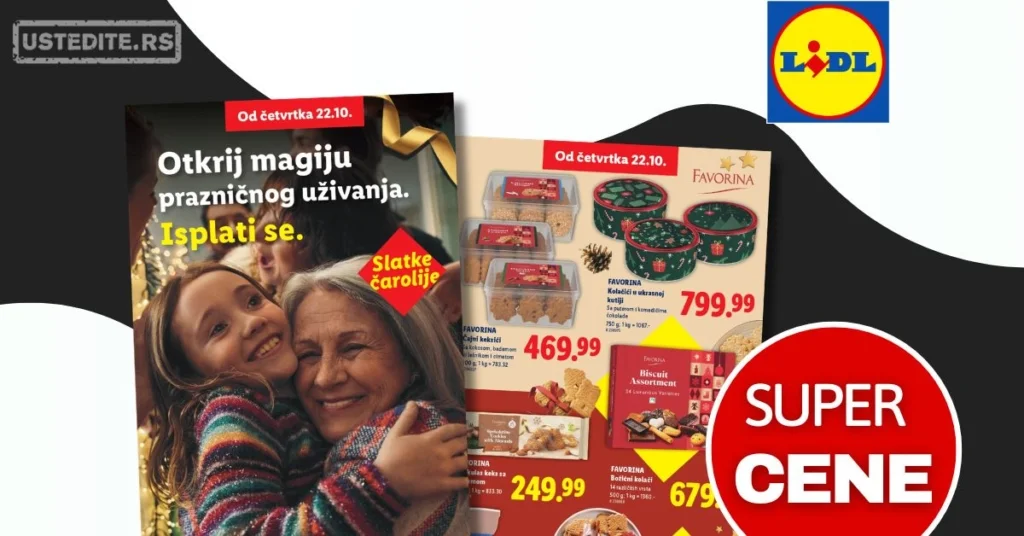 Lidl katalog PRAZNIČNA MAGIJA od 22.10.2026. do isteka zaliha
