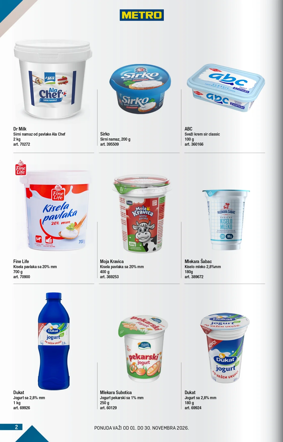 Metro katalog 1-30.11.2026. - str. 2
