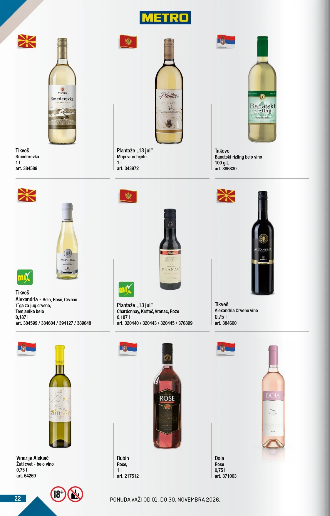 Metro katalog 1-30.11.2026. - str. 22
