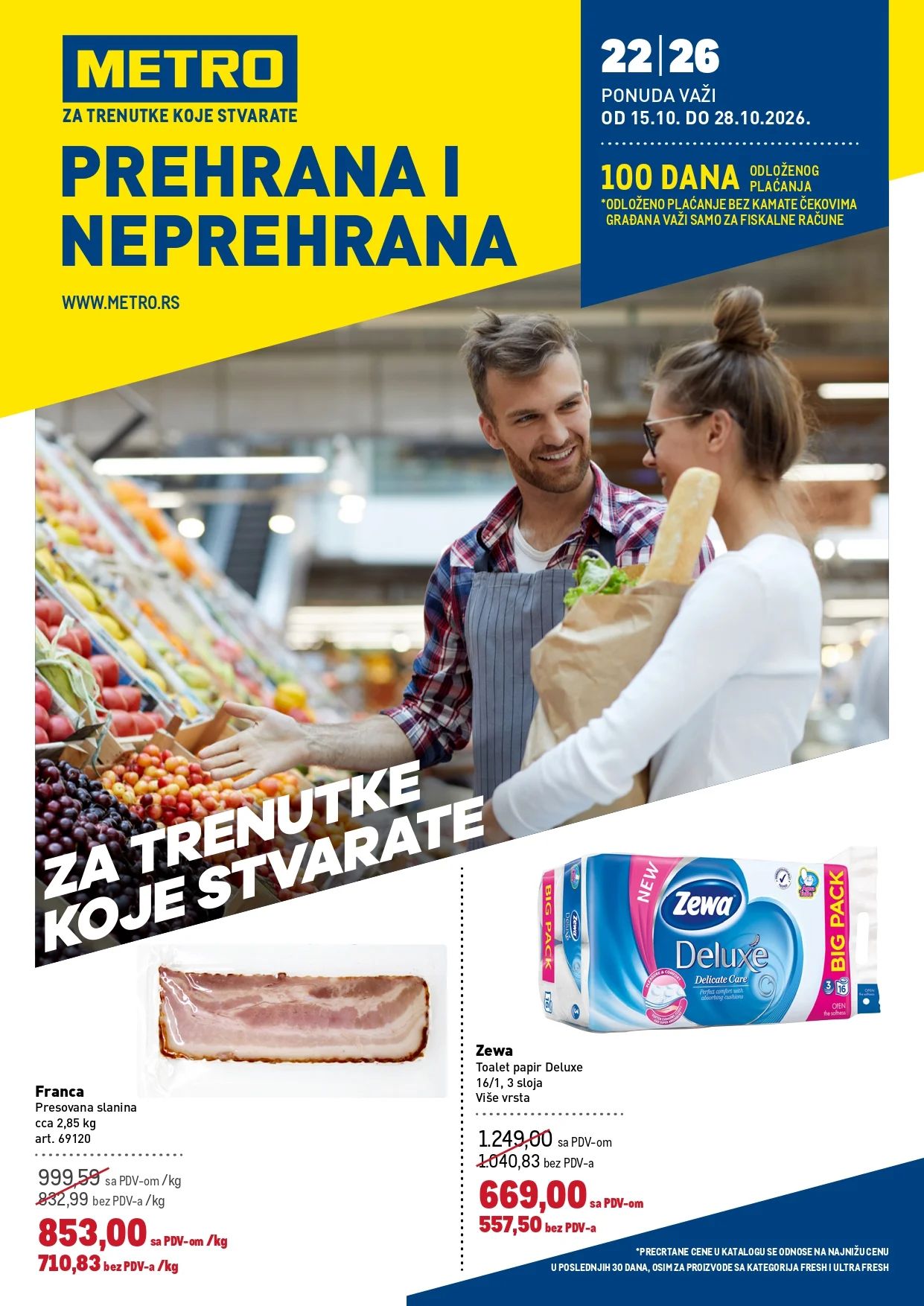 Metro katalog PREHRANA/NEPREHRANA 15-28.10.2026. - str. 1