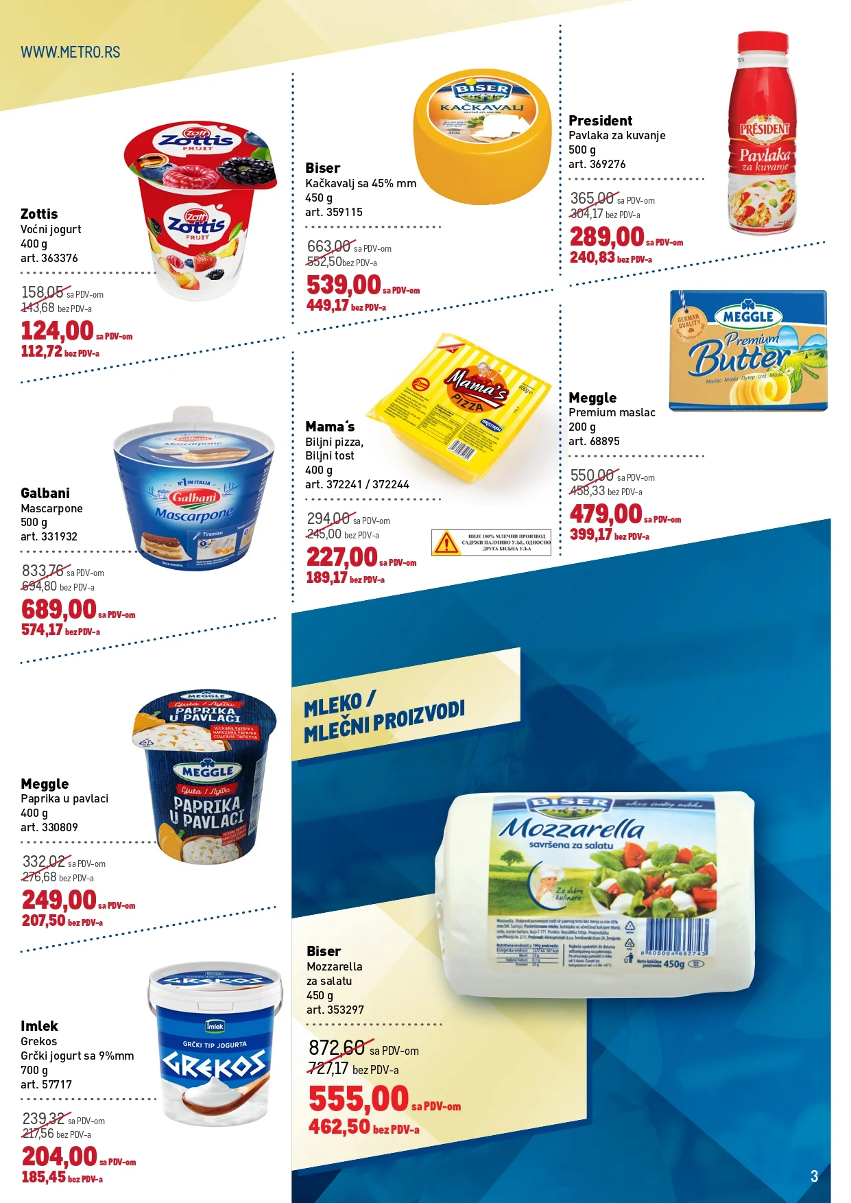 Metro katalog PREHRANA/NEPREHRANA 1-14.10.2026. - str. 3