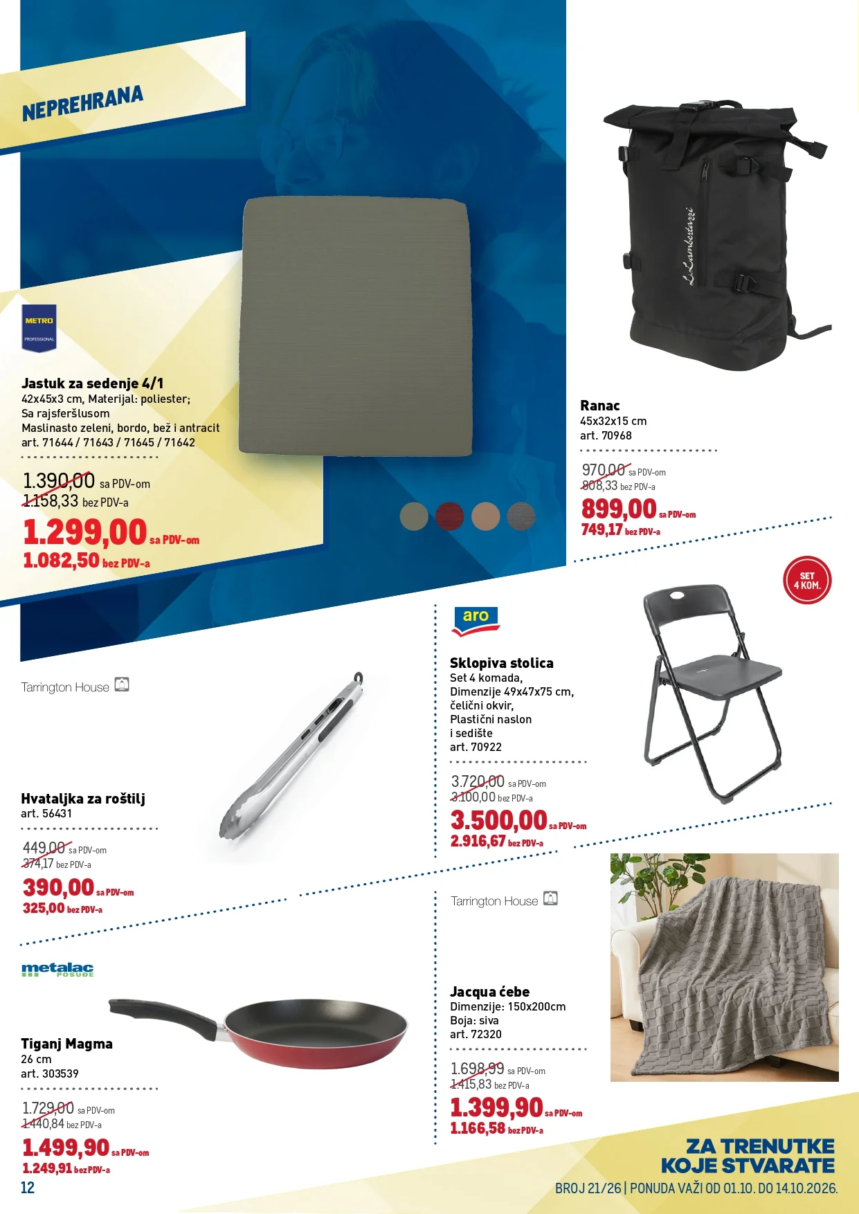 Metro katalog PREHRANA/NEPREHRANA 1-14.10.2026. - str. 12