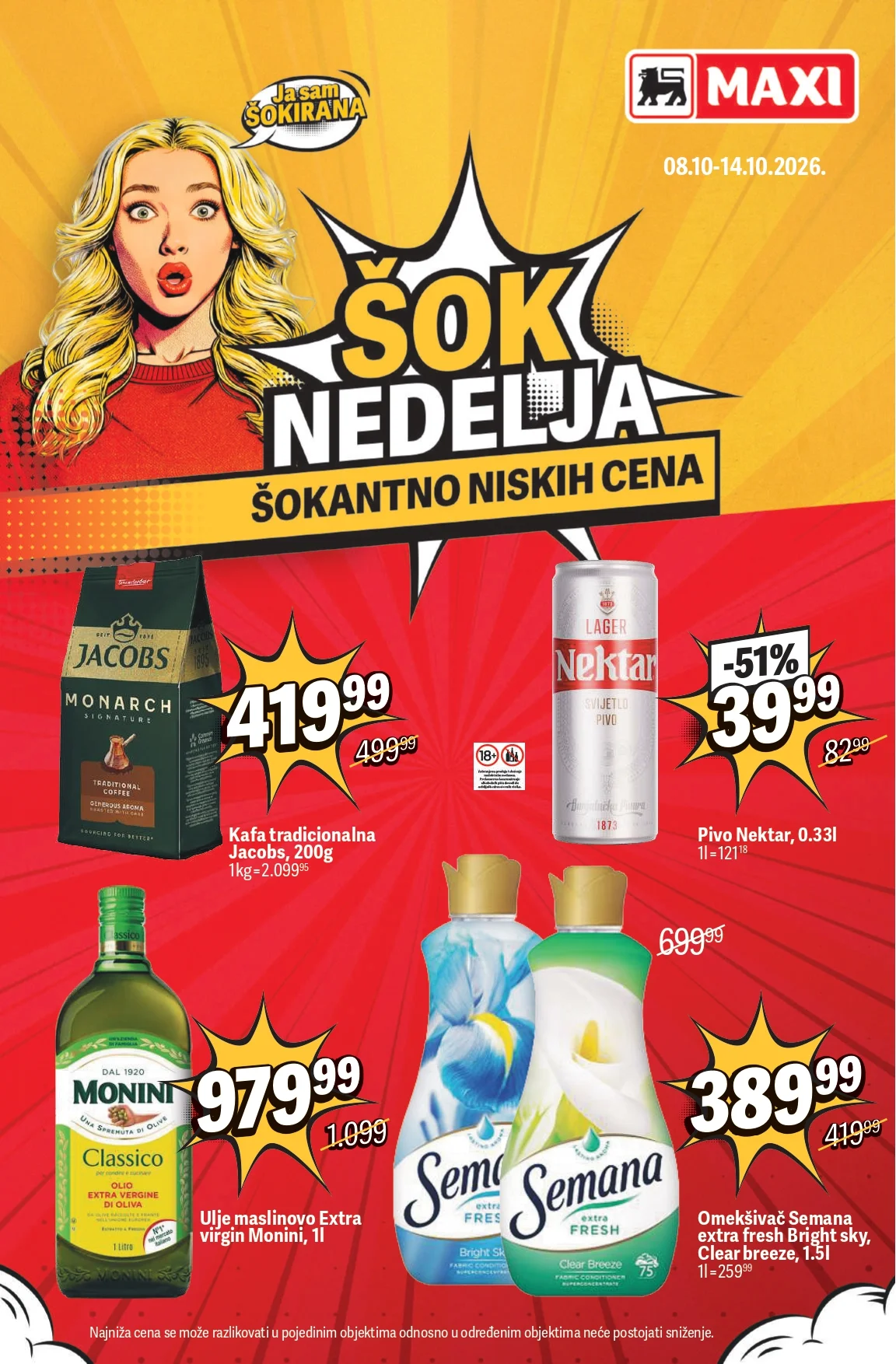 Maxi katalog ŠOK NEDELJA 8-14.10.2026. - str. 1