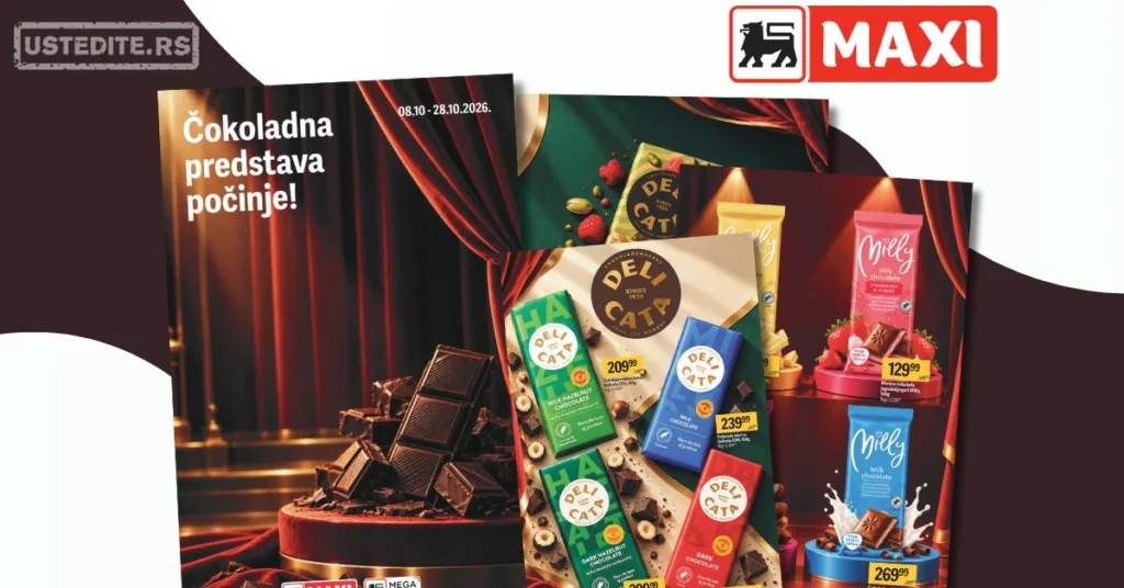 Maxi katalog ČOKOLADA 8-28.10.2026.