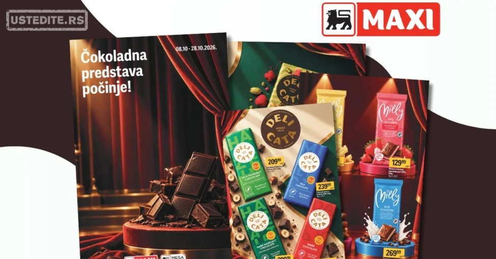Maxi katalog ČOKOLADA 8-28.10.2026.