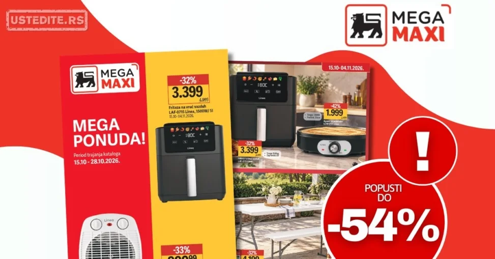 Mega Maxi katalog 15-28.10.2026.