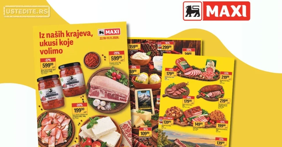 Maxi katalog IZ NAŠIH KRAJEVA 22.10-11.11.2026.