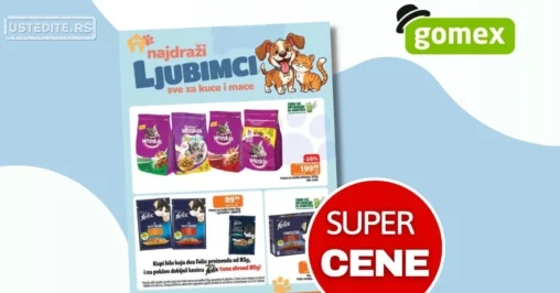 Gomex akcija KUĆNI LJUBIMCI 30.9-14.10.2026.