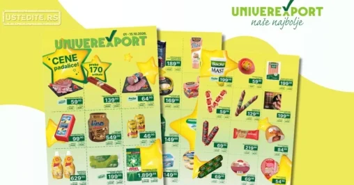 Univerexport katalog CENE PADALICE 1-15.10.2026.