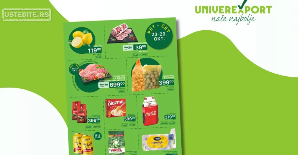 Univerexport akcija 23-29.10.2026.