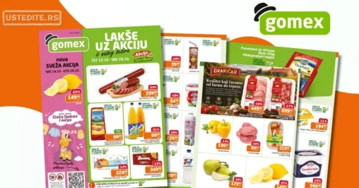 Gomex katalog AKCIJE IZ ŠEŠIRA 14-20.10.2026.