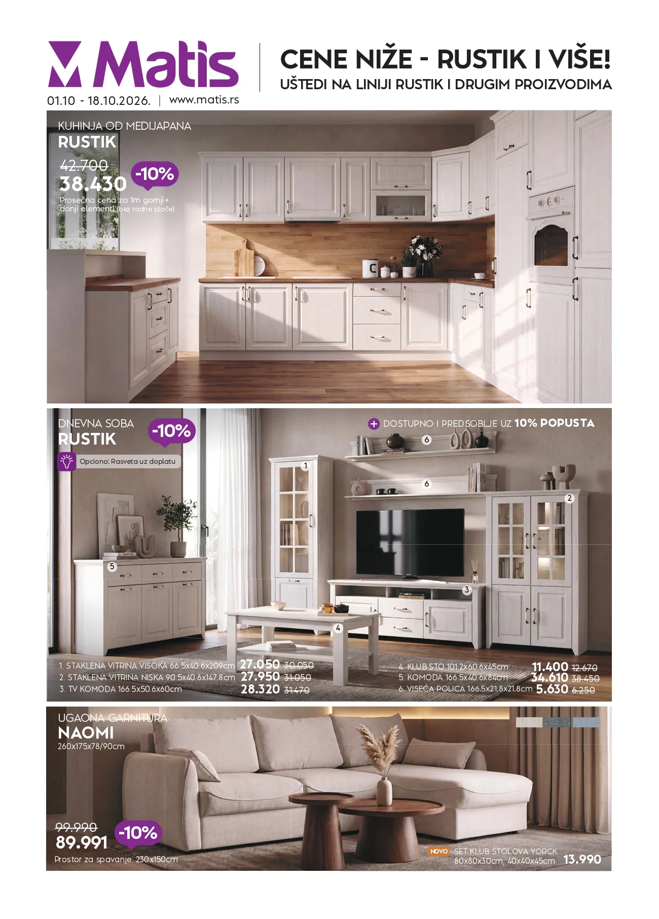Matis katalog 1-18.10.2026. - str. 1