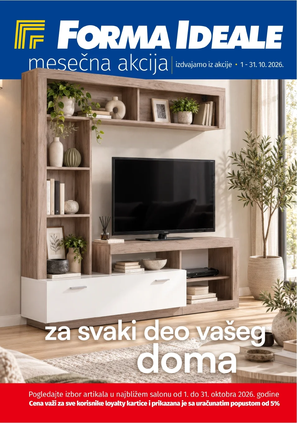 Forma ideale katalog ZA SVAKI DEO VAŠEG DOMA oktobar 2026.. - str. 1