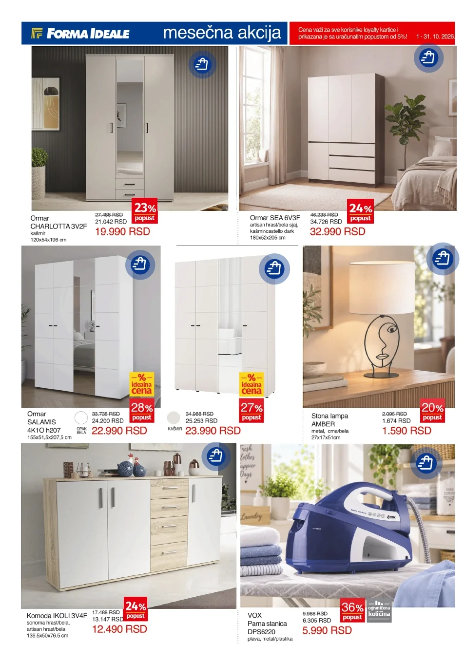 Forma ideale katalog ZA SVAKI DEO VAŠEG DOMA oktobar 2026.. - str. 6