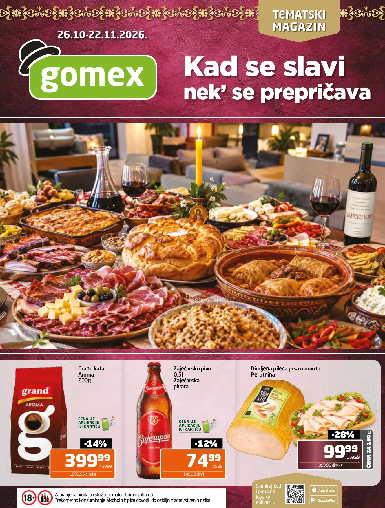 Gomex katalog TEMA MESECA 26.10-22.11.2026. - str. 1