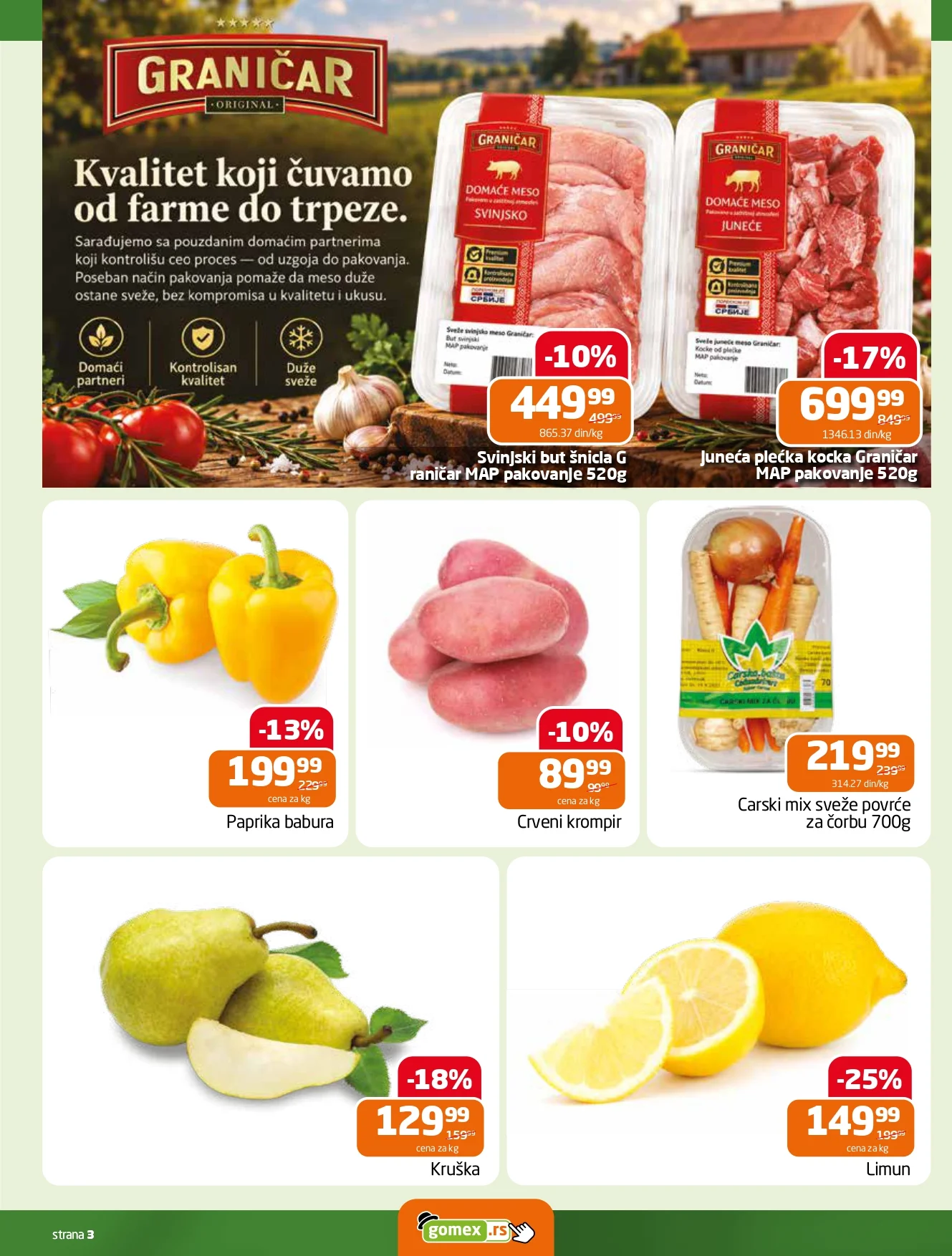 Gomex katalog AKCIJE IZ ŠEŠIRA 14-20.10.2026. - str. 3
