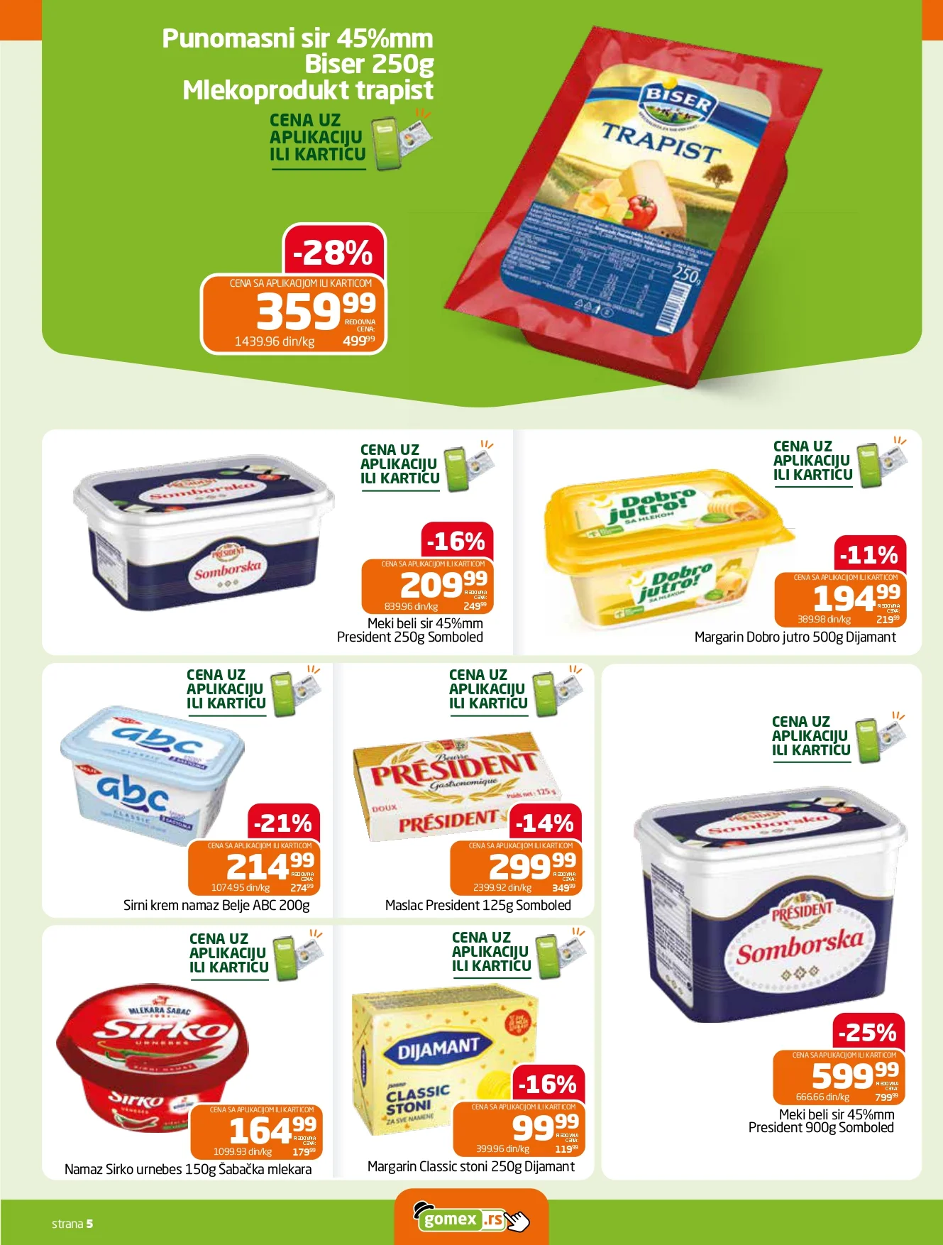 Gomex katalog AKCIJE IZ ŠEŠIRA 14-20.10.2026. - str. 5