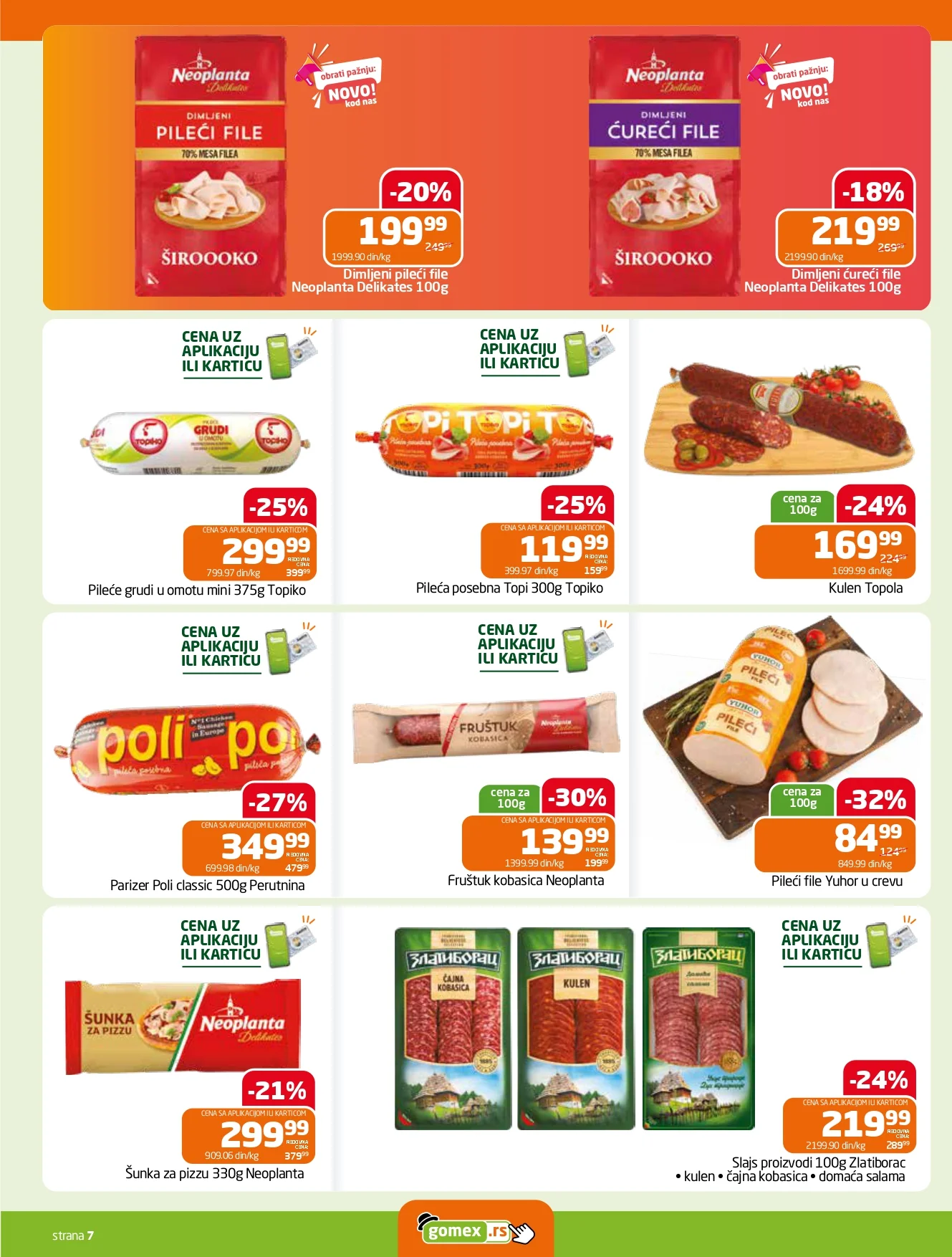 Gomex katalog AKCIJE IZ ŠEŠIRA 29.10-11.11.2026. - str. 7