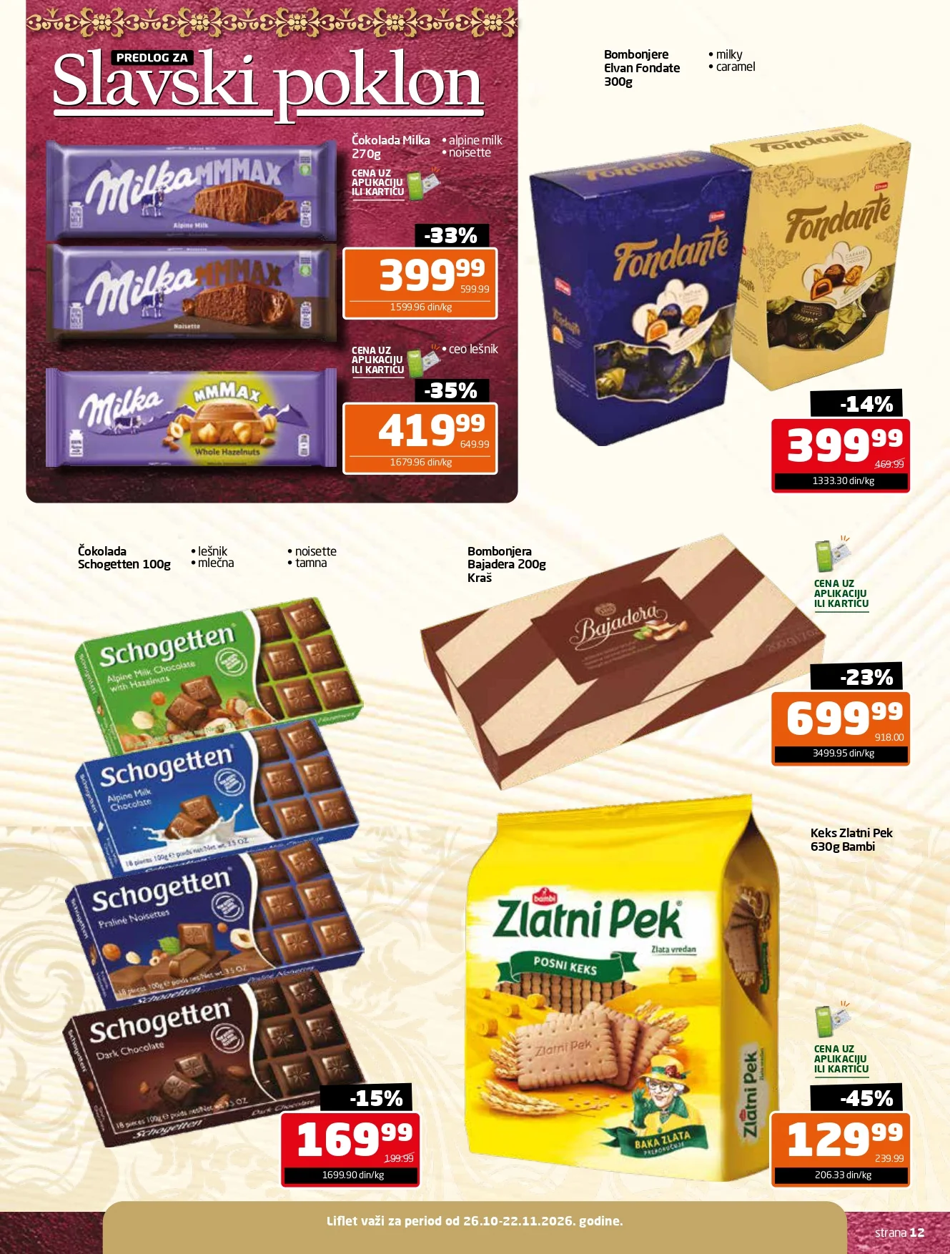 Gomex katalog TEMA MESECA 26.10-22.11.2026. - str. 12