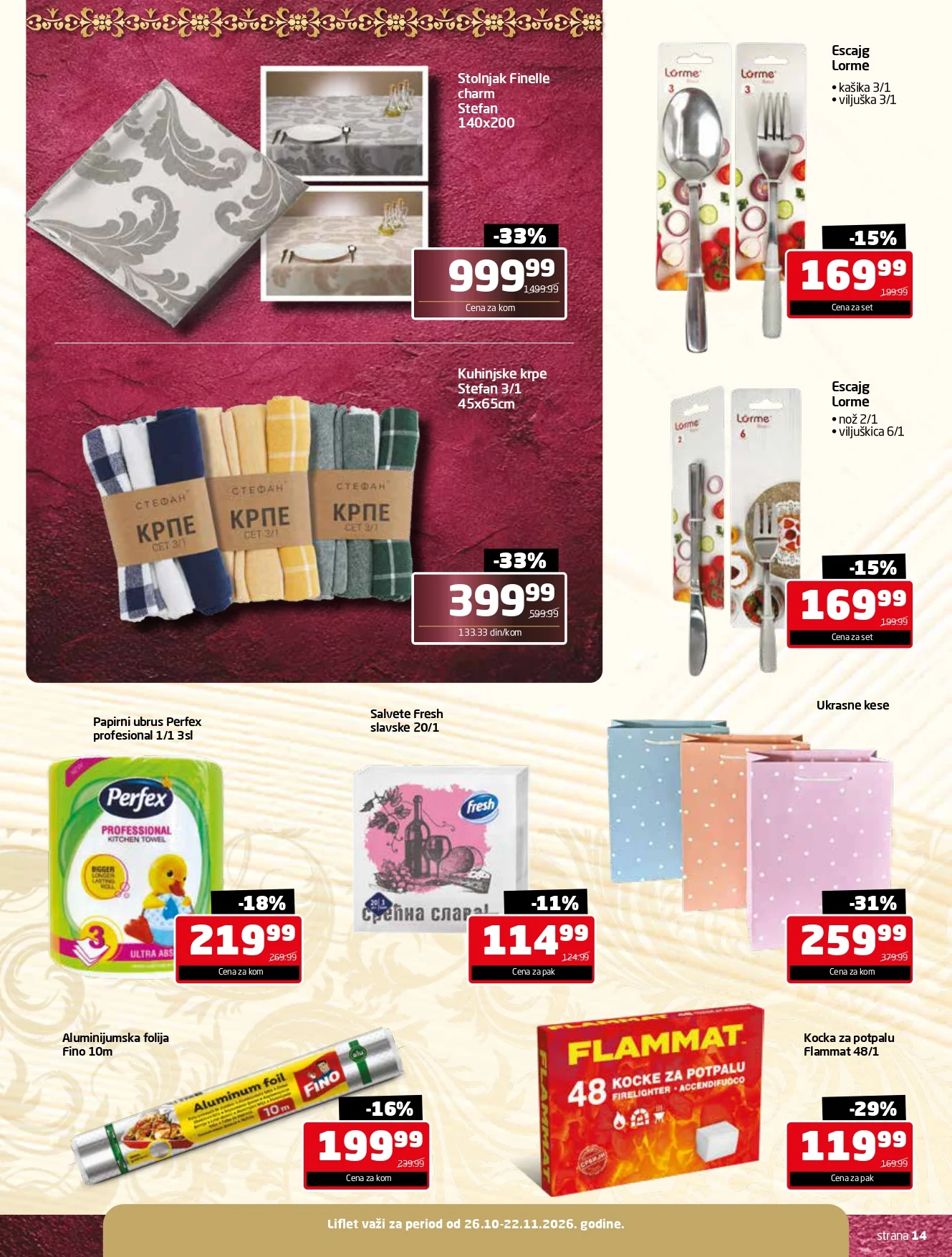 Gomex katalog TEMA MESECA 26.10-22.11.2026. - str. 14