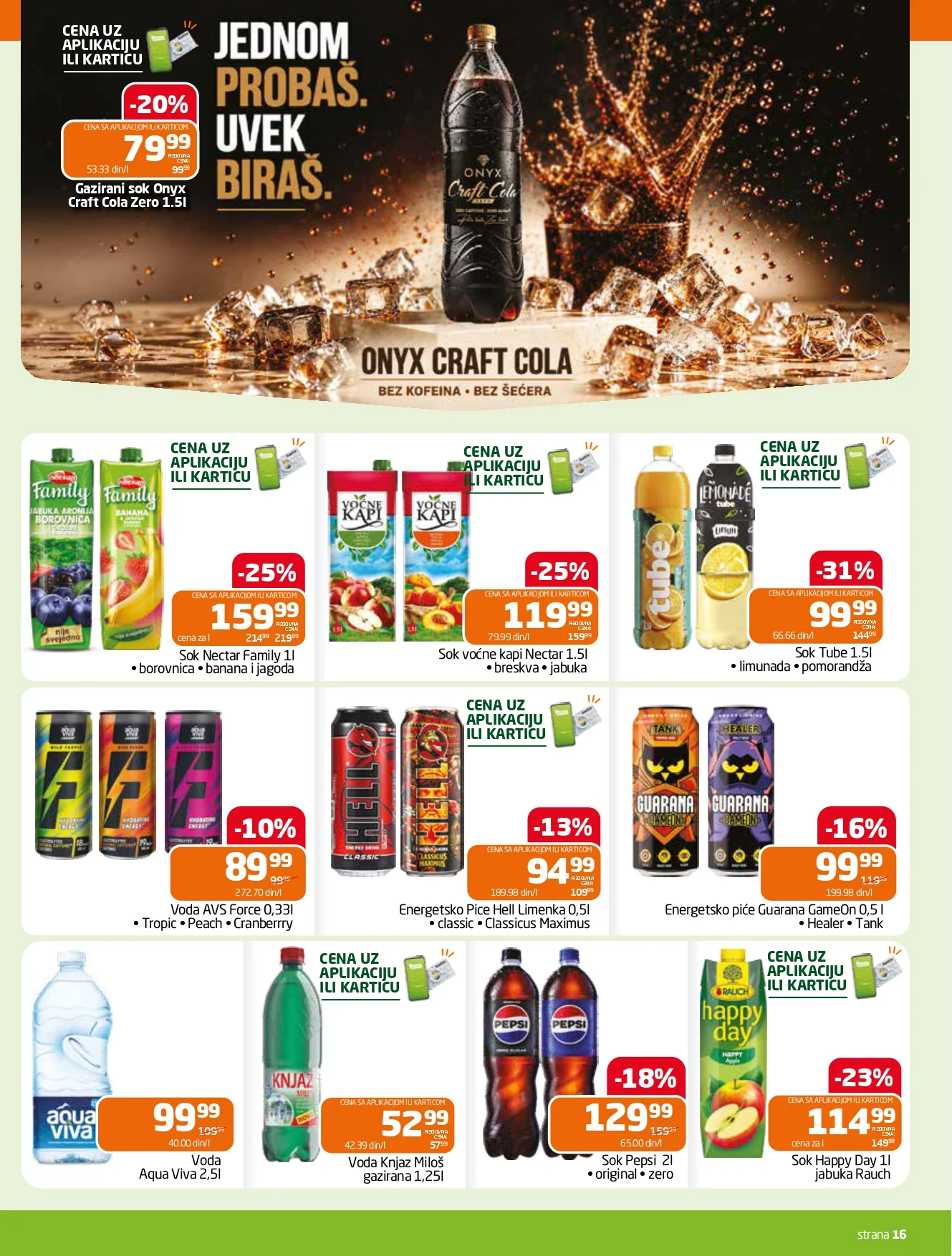 Gomex katalog AKCIJE IZ ŠEŠIRA 29.10-11.11.2026. - str. 16